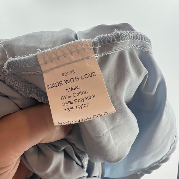 Shy Velvet Blue Plaid Cut Out Square Neck Dress Women's Medium - Picture 6 of 6